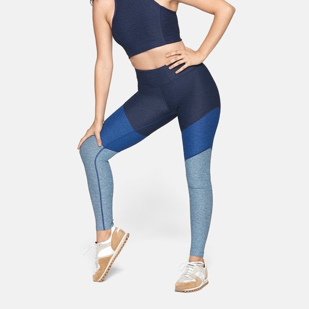 NWT Outdoor Voices 7/8 Spring Leggings Navy XS